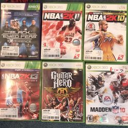Xbox 360 6 Games 
