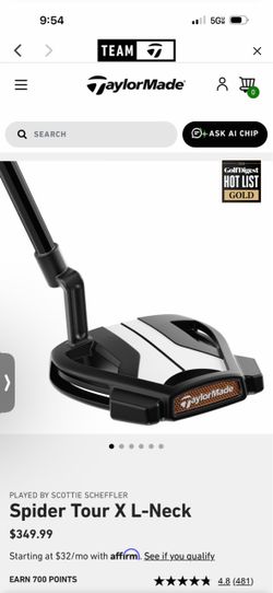 TaylorMade spider tour x L- neck