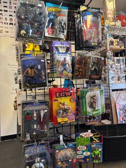Pokémon WWE figures, hot wheels, Comics, and more