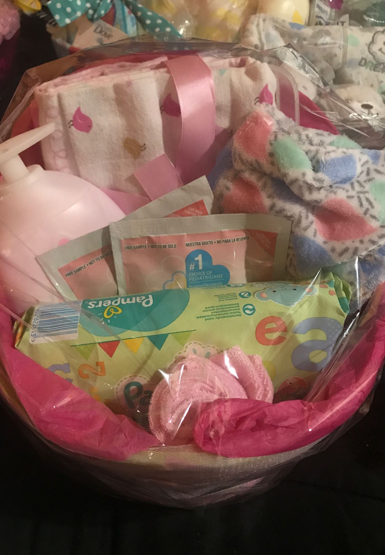Baby gift basket