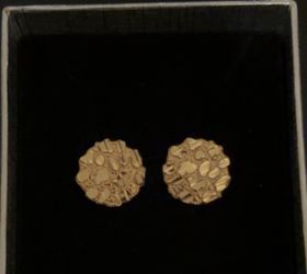 14K Nugget Earrings