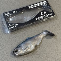 WCZ Battleshad 7.5inch Soft Plastic Swimbait 