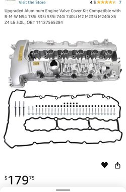 N54 Upgraded Aluminum Engine Valve Cover Kit 