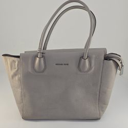 Michael Kors Mercer Large Satchel - Cement Gray