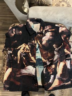 Renaissance Art Print Button-Up Shirt