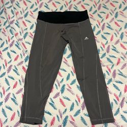 Adidas Gray Leggings 3/4