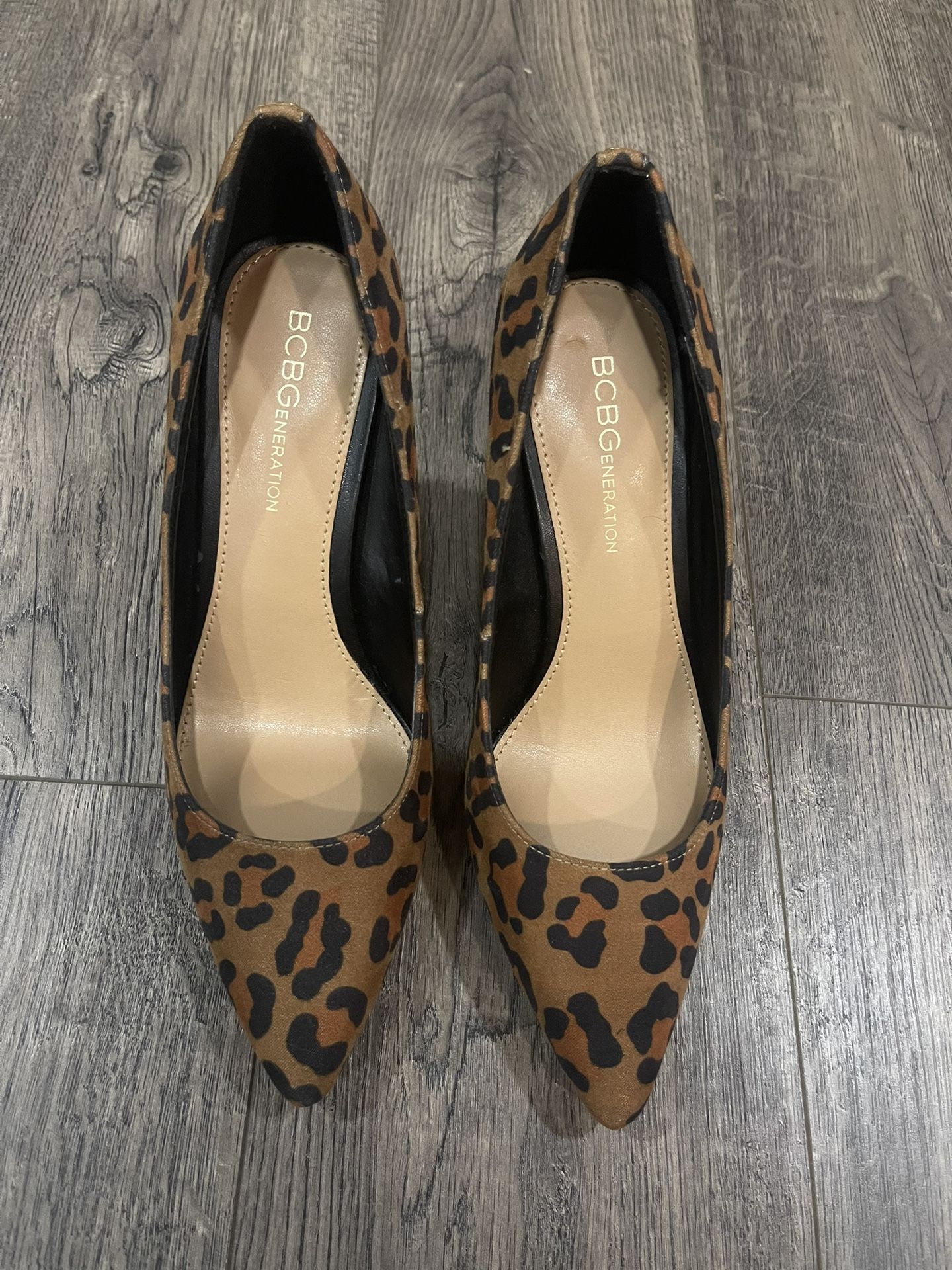 Leopard print heels by BCBGeneration (Size 6)- worn once