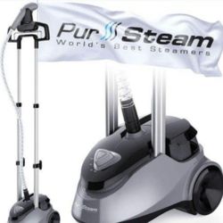 PurSteam Garment Steamer Professional Heavy Duty Industry Leading 2.5 Liter

