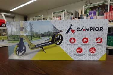 Ages 6+ Campior Foldable Kick Scooter in Yellow