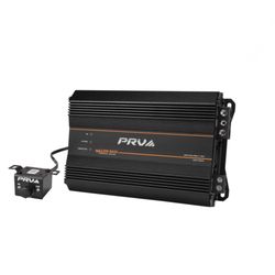 PRV Audio 2200 Watts Monoblock Class D Subwoofer Amplifier RS2200 BASS 1 Ohm, 12 Volts Car Amp, Built-in Crossover, Bass Boost, Smart Fan Remote Sub