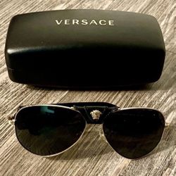Versace Aviator Pilot Sunglasses