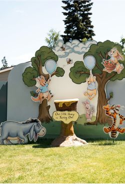 Whinnie the Pooh Professional Prop Backdrop