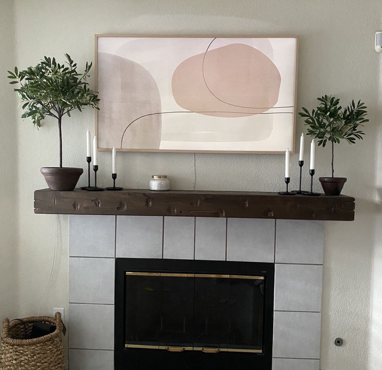 Mantel Fireplace Mantel Wooden Mantel Chocolate Wooden Mantel