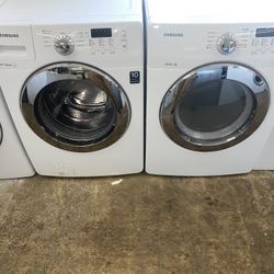 Samsung Set Washer And Dryer Gas Good Condition We Delivery 90 Day Warranty 