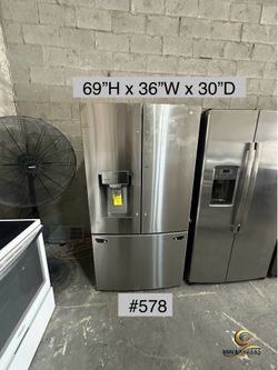 LG refrigerator French door NEW with 1 Year Manufacturer Warranty (#578)