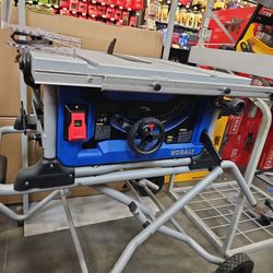 10 In Portable Table Saw Kobalt With Stand