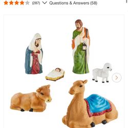 6-Piece Nativity Scene Holiday Yard Decoration