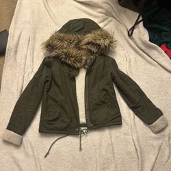Men’s fur Hoodie Jacket 
