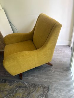 Yellow Modern Accent Chair