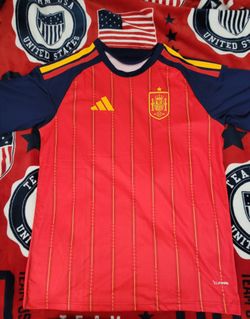 New spain home jersey L size world cup la liga