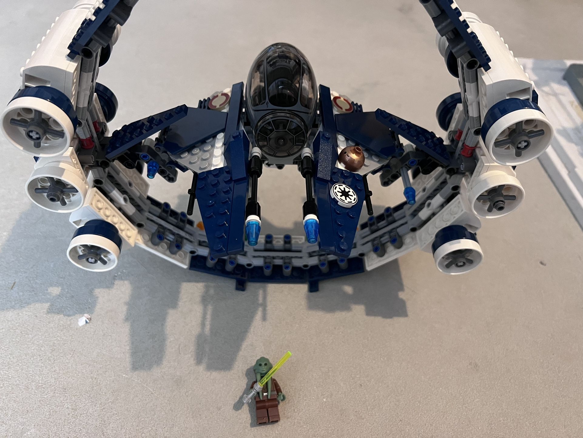 Lego Star Wars 7661 Jedi Starfighter with Hyperdrive Booster Ring