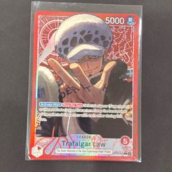 One Piece, Trafalgar Law - OP14-001 (Alternate Art) - The Azure Sea's Seven (OP14)