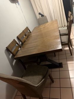 Table and chairs