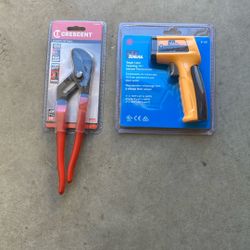 Tools-Crescent Wrench & Ideal Infrared Thermometer 