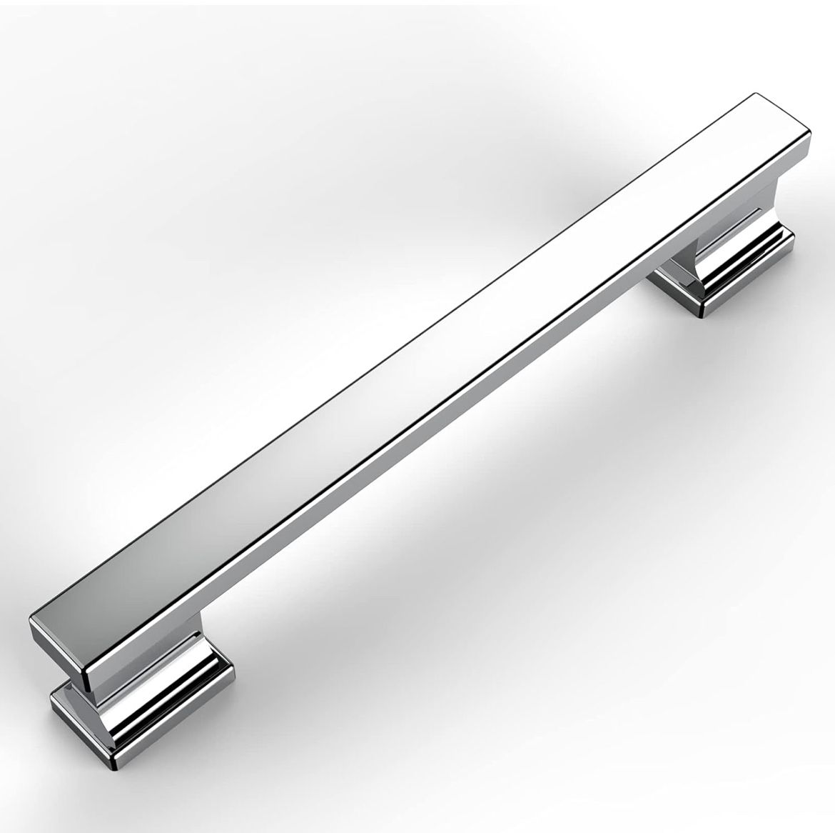 Set Of 4 : AMERDECO 5" holes Polished Chrome cabinet hardware pulls/handles
