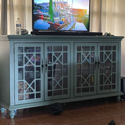 Tv Stand And Wine Cabinets Set