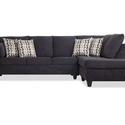 Bob’s Large Sectional Couch And Storage Ottoman