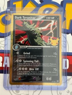 Dark Tyranitar Gold Border