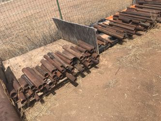 Pipe .50 cents each. Under 3’ long