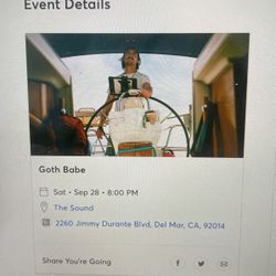 Goth Babe Tickets!