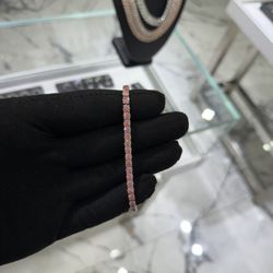 tennis Bracelet Pink Diamonds