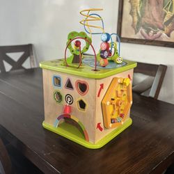 Hape Wooden Activity Cube Montessori Educational Toddler Toy