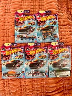 Hot Wheels 🎃 Halloween Series Complete Set of 5
