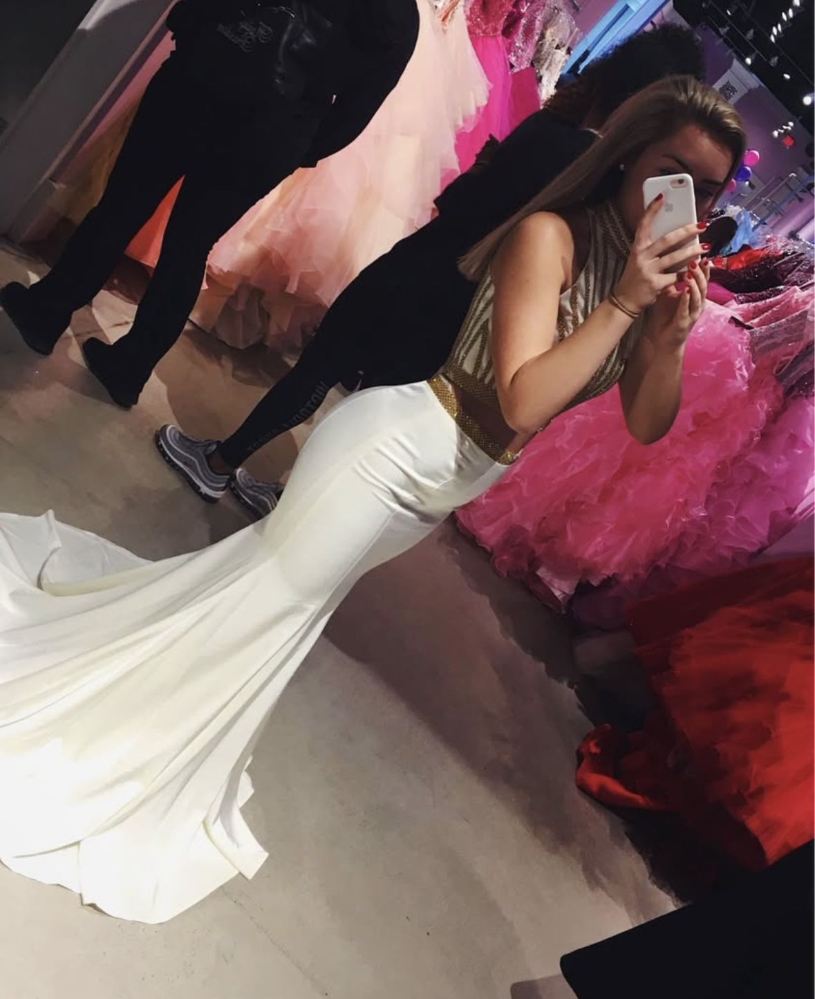 green emerald velvet dress Jovani 63349 Size 24 Peach Mermaid Prom Dress Sequin