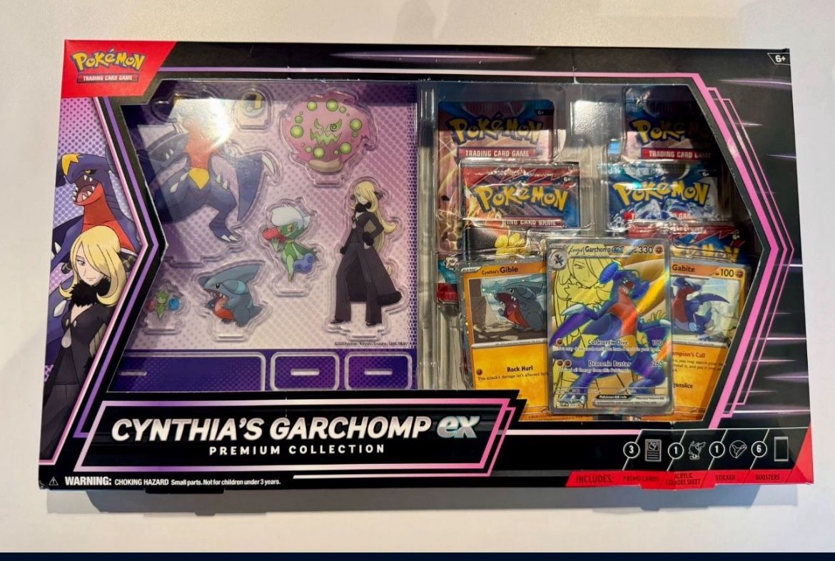 Cynthia’s Garchomp Ex box