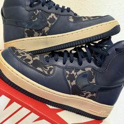 Nike Air Force 1 Hi Liberty QS Cargo Khaki/Obsidian Womens Size 9 