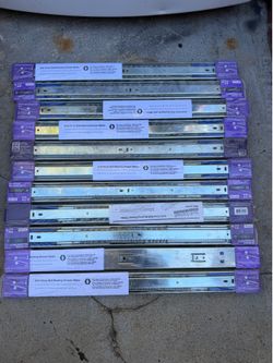 22. in drawer slides set
