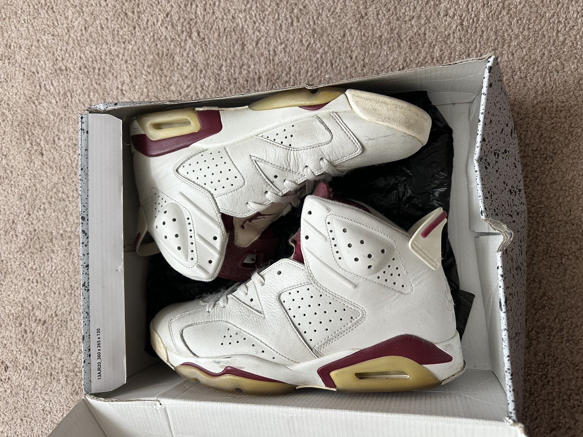 Air Jordan 6 Retro Maroon
