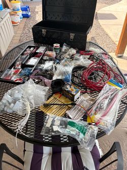 Electrical stuff with tool box