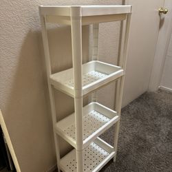 White Storage Shelf 