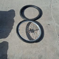 24X1.95 2 Bicycle Tires 1 Rim