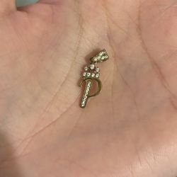 Letter “p” Pendant 10k