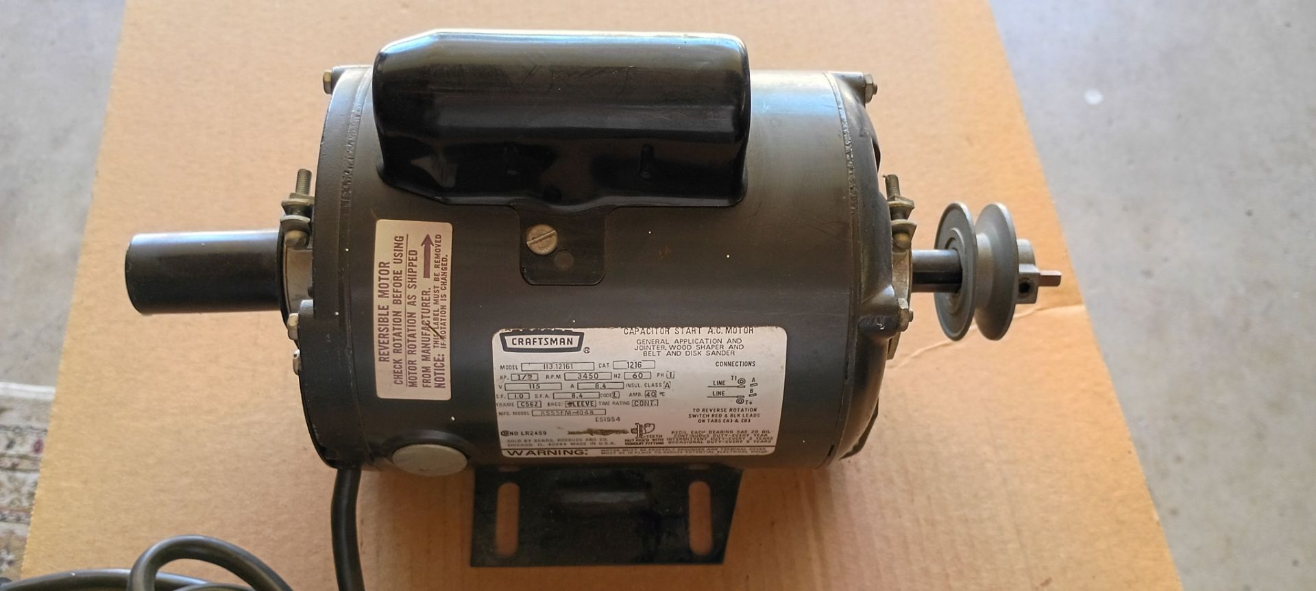 Craftsman Electric Motor