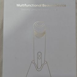 Multifunctional Beauty Device (6 in 1 Beauty Massager for Face, Eye, Neck with 5 Color Light Therapy)