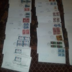 Stamp Collection 1950's-1960's First Day of Issue 