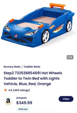 Hot wheels kids bed